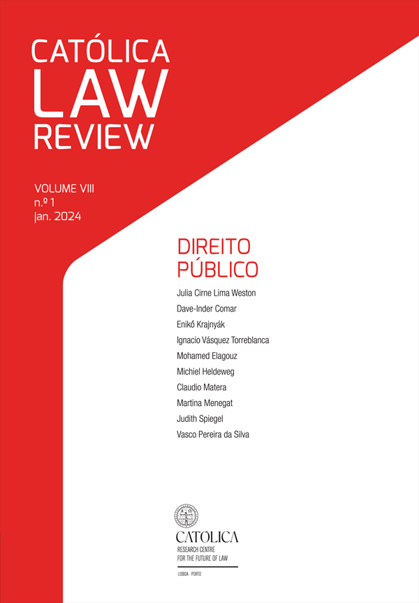 CATÓLICA LAW REVIEW v. 8 n. 1 (2024): Direito público CATÓLICA LAW REVIEW v. 8 n. 1 (2024): Direito público
