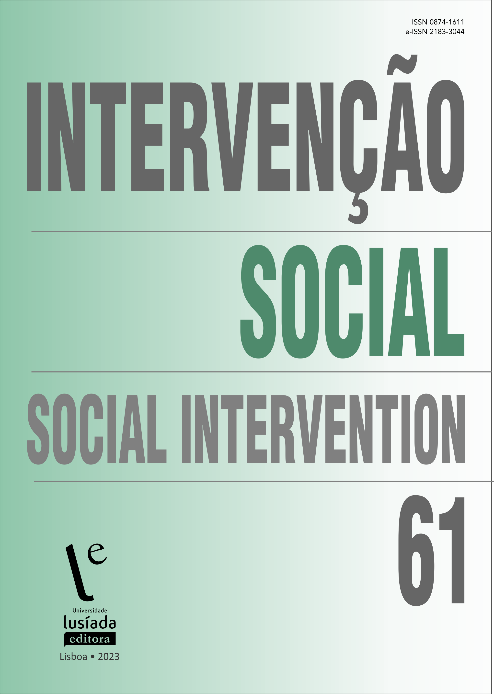 Intervenção Social, n.º 61 (2023) Intervenção Social, n.º 61 (2023)