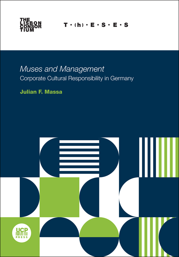 MUSES AND MANAGEMENT Corporate Cultural Responsibility in Germany MUSES AND MANAGEMENT Corporate Cultural Responsibility in Germany