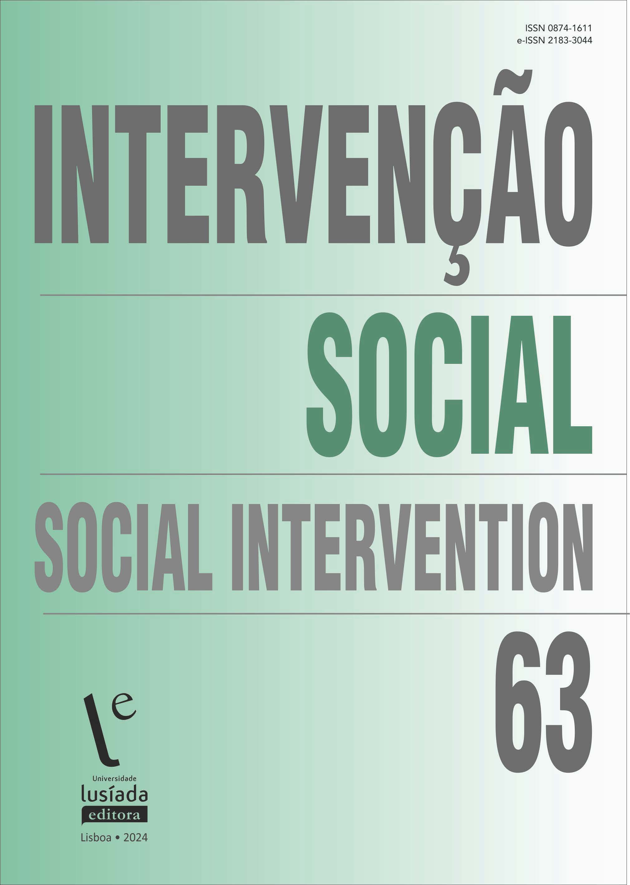 Intervenção Social, n.º 63 (2024) Intervenção Social, n.º 63 (2024)