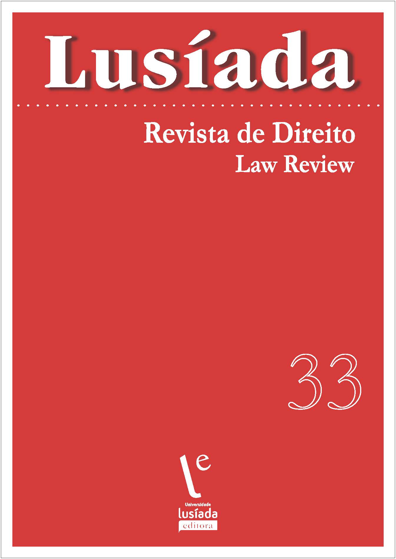 Lusíada. Direito, n.º 33 (2025) Lusíada. Direito, n.º 33 (2025)